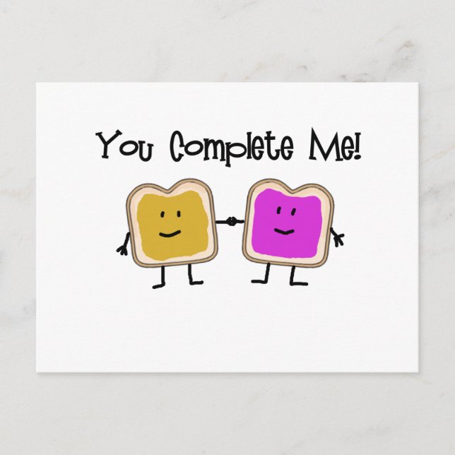 PB & J POSTKARTE (Vorderseite)