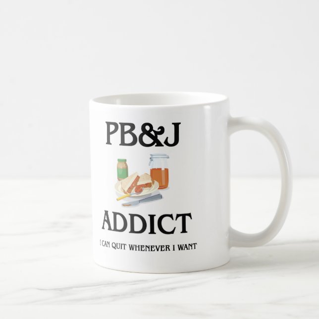 Pb&J Süchtiger Kaffeetasse (Rechts)