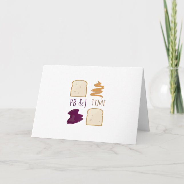 PB&J Time Karte (Vorderseite)