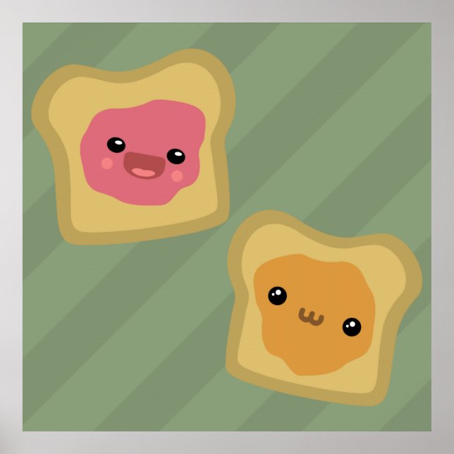 PB&J Toast Poster (Vorne)
