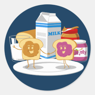 PB Lieben J Runder Aufkleber