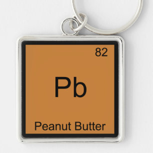 Pb - Peanut Butter Funny Element Chemistry T - Shi Schlüsselanhänger