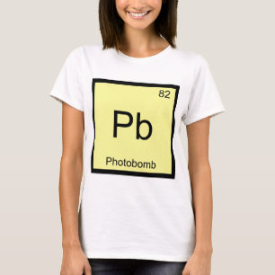 Pb - Photobomb Chemie-Elementsymbol T-Shirt