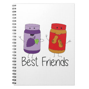 PB und J Best Friends Pb und J BESTE FREUNDIN Zeic Notizblock