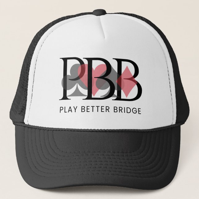 PBB Hut - Rotes Logo Truckerkappe (Vorderseite)