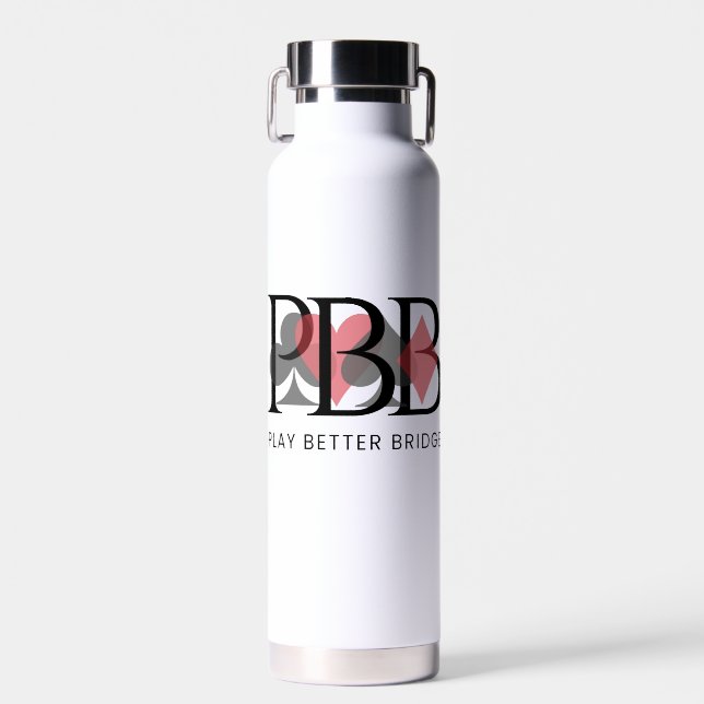 PBB Insulated Water Bottle - Red Trinkflasche (Vorne)