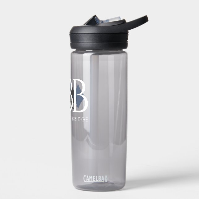 PBB Wasserflasche - Klar Blau Trinkflasche (Links)