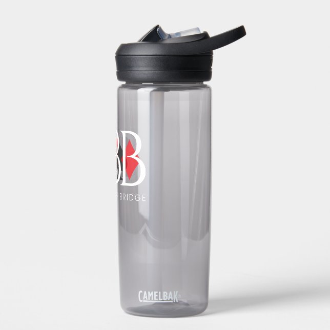 PBB Wasserflasche - Klar Rot Trinkflasche (Links)