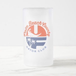 PBC Gator Club® mattierte Bier-Tasse Mattglas Bierglas