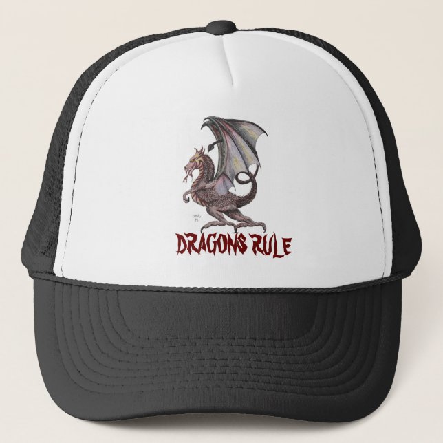 pbdragon, DRACHE-REGEL Truckerkappe (Vorderseite)