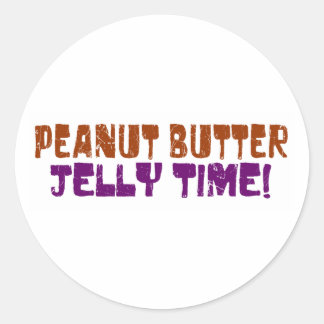 Pbj Time Runder Aufkleber
