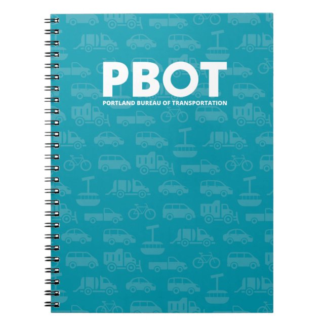 PBOT Blue Notebook Notizblock (Vorderseite)
