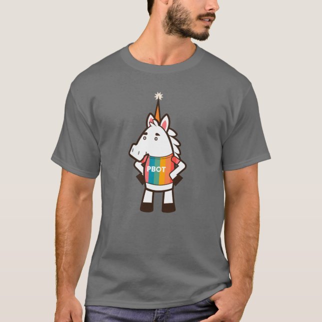 PBOT Pride Unicorn T-Shirt (Vorderseite)