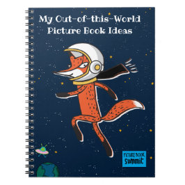 PBSummit Dash the Fox Out-of-the-World-Notebook Notizblock