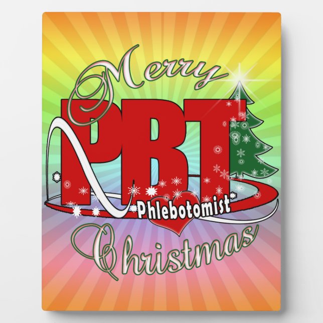 PBT CHRISTMAS PHLEBOTOMISTISCHES LABOR FOTOPLATTE (Vorderseite)