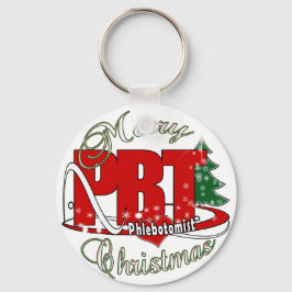 PBT CHRISTMAS PHLEBOTOMISTISCHES LABOR SCHLÜSSELANHÄNGER