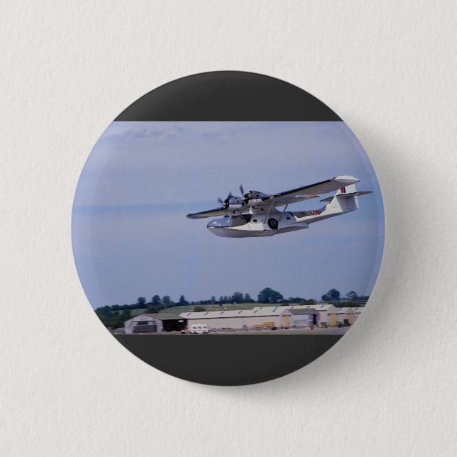 PBY, 5A Catalina, Weltkrieguntersuchung flyi Button (Vorderseite)