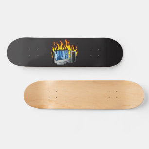 PC-Brandschutztafel Skateboard