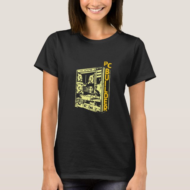 PC-Builder Computer-Ingenieur Informationstechnolo T-Shirt (Vorderseite)