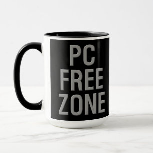 PC Free Zone Black Combo Tasse