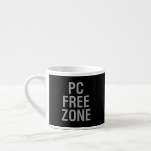 PC Free Zone Black Espresso Tasse