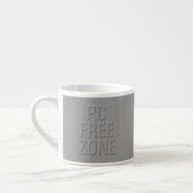 PC Free Zone graue Espresso-Tasse Espressotasse (Links)