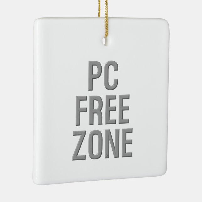 PC Free Zone Keramik Ornament (Rechts)