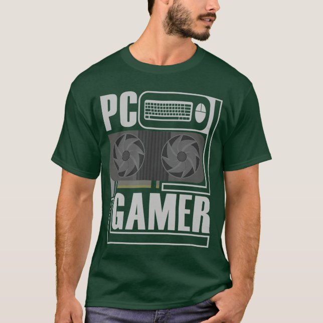 PC Gamer Computer Gaming GPU Gift friend T-Shirt (Vorderseite)