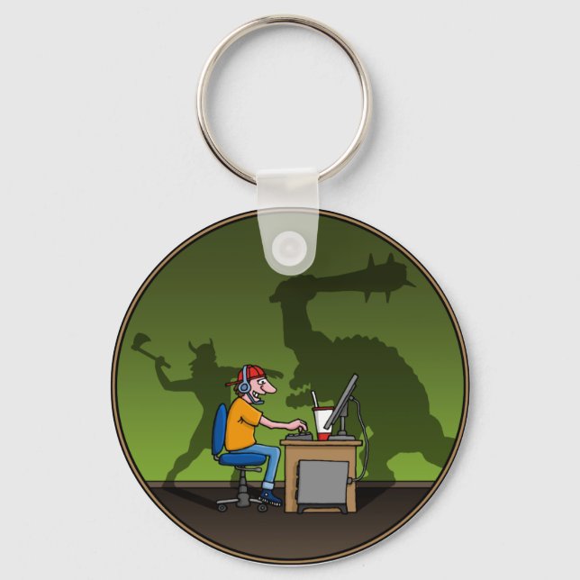 PC Gamer Schlüsselanhänger (Vorderseite)
