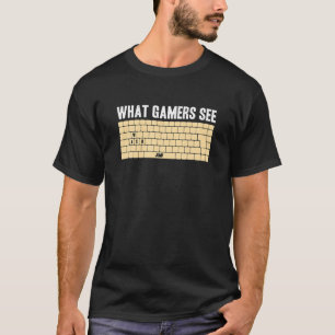 PC Gamer WASD Meme Was Gamer sehen Funny Video Gam T-Shirt