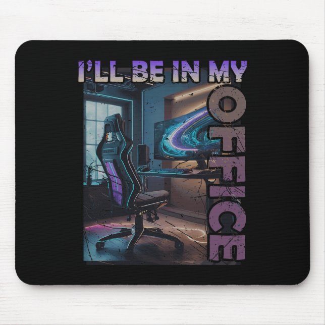 PC Gaming Ich bin in meinem Office Hardware Nerd P Mousepad (Vorne)