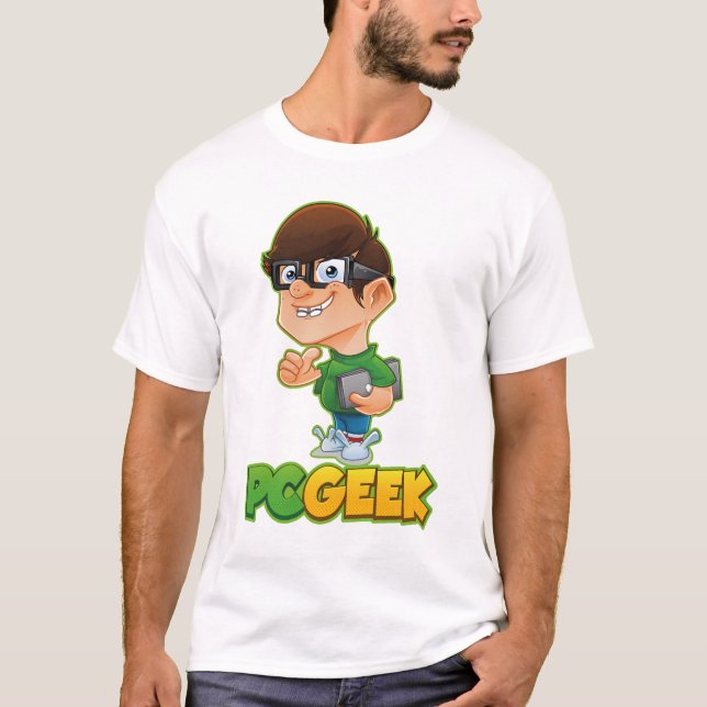 PC Geek-Spaß-Shirt T-Shirt (Vorderseite)