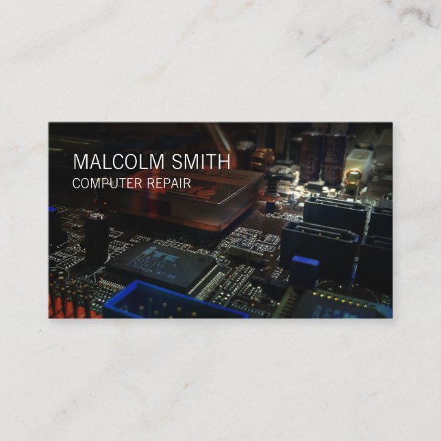 PC-Mainboard-Schaltungen für die Reparatur von Com Visitenkarte (Vorderseite)