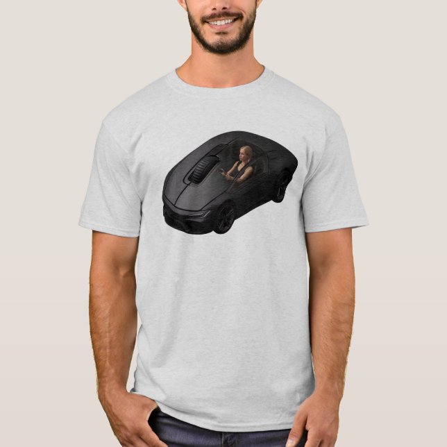 PC-Maus-Auto: Klicken Sie mit der Geschwindigkeit  T-Shirt (Vorderseite)