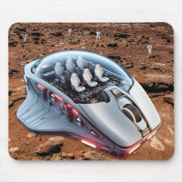 PC Mouse-Spacecraft: Scroll auf Mars - Mission 01. Mousepad