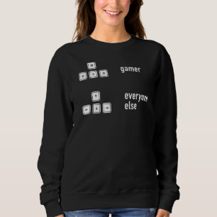 PC-Tastatur für Gamer Nerd und PC-Video G Sweatshirt