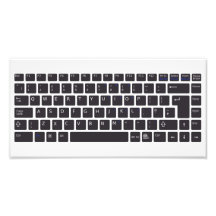 PC-Tastatur-Poster