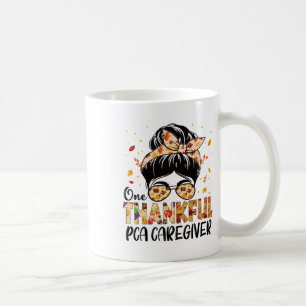 Pca Caregiver One Thankful Messy Bun Erntedank Kaffeetasse