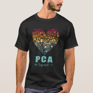 PCA Herz lustig vintage Gesundheitswesen Patient C T-Shirt