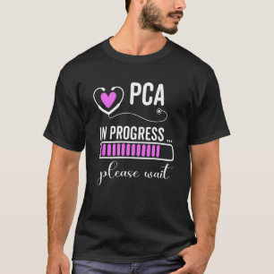 PCA in Arbeit Bitte warten Sie auf das künftige PC T-Shirt
