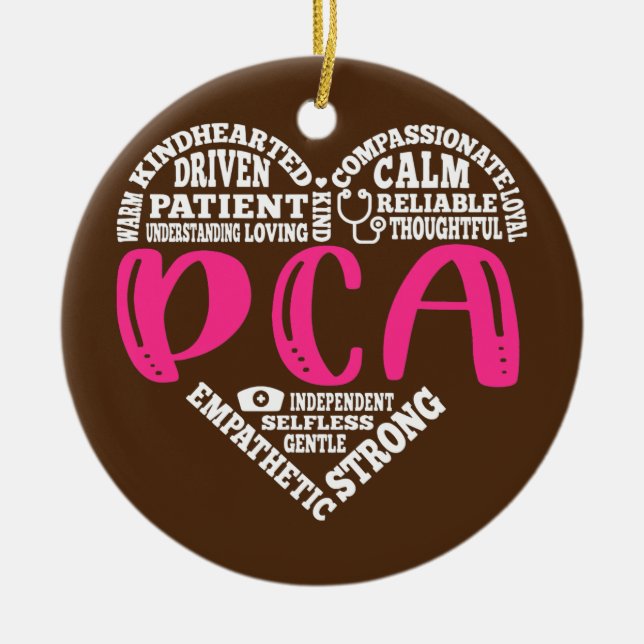 PCA Krankenpflege Liebe Kursteilnehmer CNA RN Life Keramik Ornament (Vorne)
