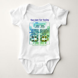 PCB Printed Circuit Board Platinen-Shirt mit Plan  Baby Strampler