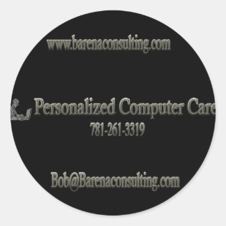 PCC-Aufkleber Runder Aufkleber