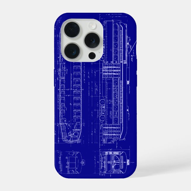 PCC Blueprint iPhone Case iPhone Hülle (Rückseite)