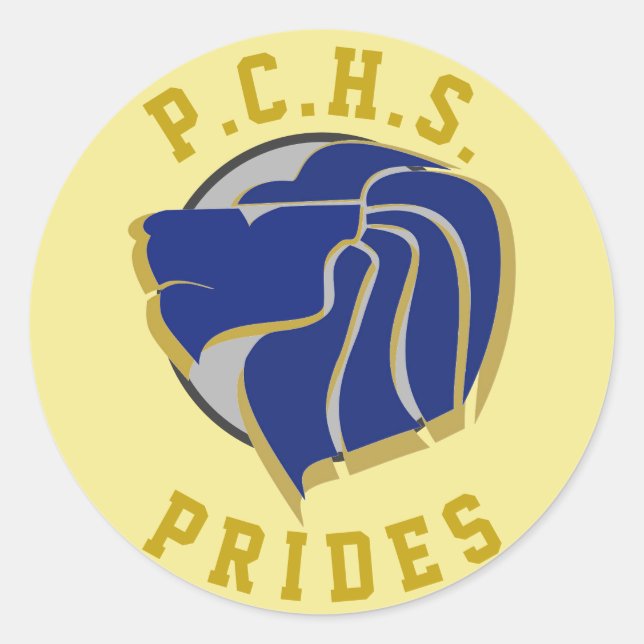 PCHS Bluemane Sticker (Vorderseite)