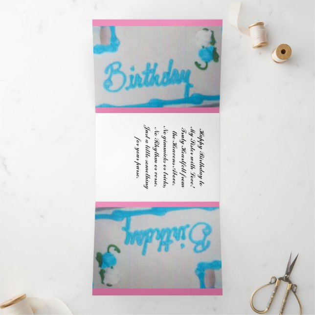 PCL-Geschenke Dreifach Gefaltete Urlaubskarte (Innenseite)