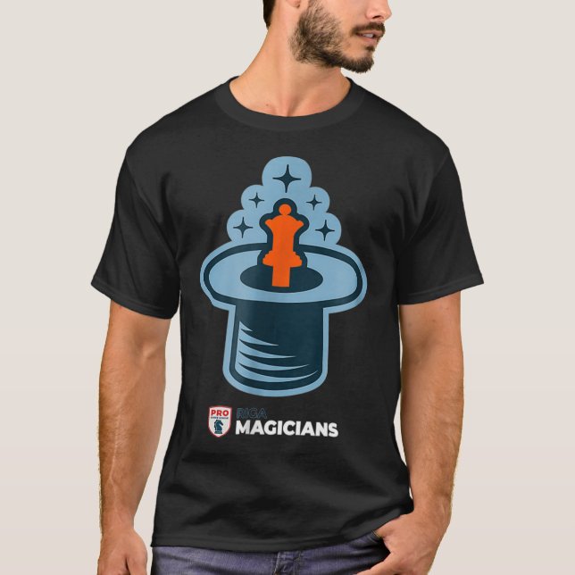 PCL Riga Magicians PRO Schach League Team  T-Shirt (Vorderseite)
