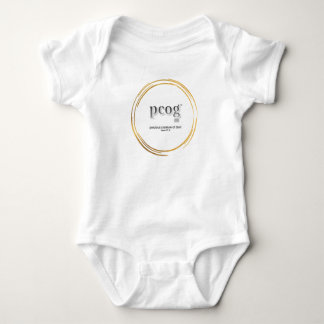 pcog baby bodysuit WHISPY GOLD CIR words+scripture Baby Strampler