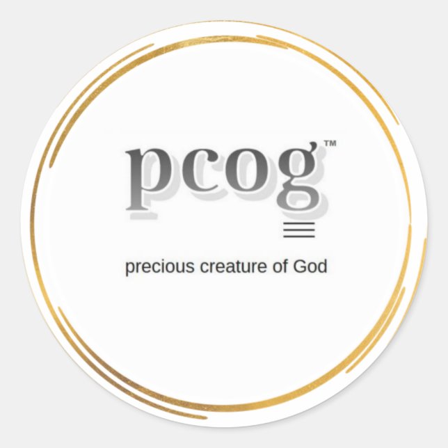 pcog WHISPY GOLD CIRCLES stickers no scripture (Vorderseite)