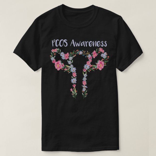 PCOS-Bewusstsein T-Shirt (Design vorne)